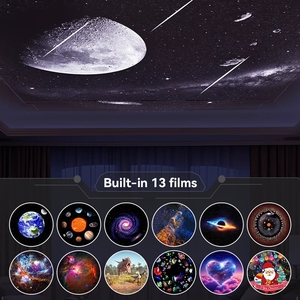 ギャラクシープロジェクター、寝室用13 in 1 HDプラネタリウムスタープロジェクター、流星効果とタイマー付きキッズスターライト - Product Image 2