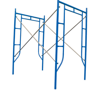 Powder Coating <strong>Scaffolding</strong> Walk Through Ladder Frame <strong>S</strong>-Style Scaffold H Frame With Drop Lock - Product Image 1