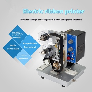 Halbautomat isches Heiß präge folien band Verfalls datum Handbuch Chargen nummer Codierung Druckmaschine/Farbband codier maschine Bester Preis - Product Image 4