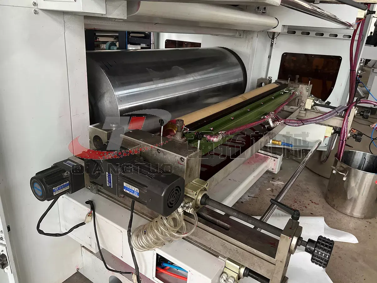 4 रंग फिल्म फ्लेक्स प्रिंटिंग प्रेस पेपर बैग केंद्रीय ड्रम फ्लेक्स प्रिंटिंग मशीन नॉनबुने के लिए