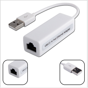 高品質のUSB2.0-RJ45イーサネットネットワークLANアダプターカードwindows7PCラップトップ用10Mbps 9700チップアダプター - Product Image 5