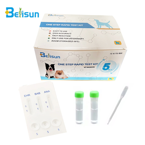 Tick-4 Combo AG獣医テストキット4-WayTest Strips for Canine Anaplasma Heartworm Ehrlichia Babesia & Gibsoni - Product Image 2