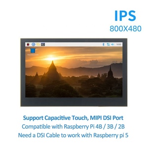 Display LCD JYCTEC Raspberry Pi IPS 4.3 pollici/5 pollici/7 pollici MIPI porta Touch Screen supporto Raspberry Pi 4B / 3B - Product Image 2