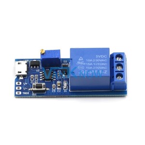 5V-30V Micro USB Power Adjustable <strong>Delay</strong> Relay Timer Control Module Trigger <strong>Delay</strong> Switch - Product Image 4