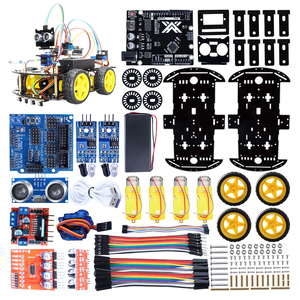 TSCINBUNY Intelligentes und pädagogisches Spielzeug auto für Kinder Projekt Smart <span class=keywords><strong>Robot</strong></span> <span class=keywords><strong>Car</strong></span> Kit Tutorial Kompatibel mit <span class=keywords><strong>Arduino</strong></span> Ide
