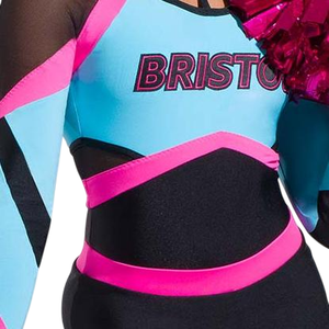 Özel Logo nefes amigo uygulama giymek OEM süblimasyon üniformaları özel baskılı nefes Spandex Cheer takım eğitim - Product Image 4