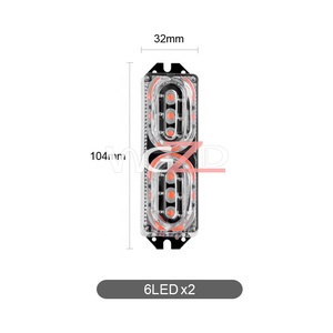 2合1发光二极管应急灯12v频闪灯琥珀色/白色，带远程闪光格栅灯 - Product Image 3