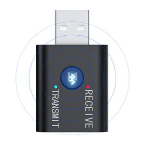 Adaptador receptor y transmisor inalámbrico de Audio para TV, amplificador de coche, auriculares y altavoz, USB, Bluetooth, 2 en 1 - Product Image 3