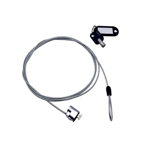 Factory Supply High Security 4-Digit Cable Password <strong>Lock</strong> for Laptop Zinc Alloy Computer Desk Locker With Brass Key - Product Image 1