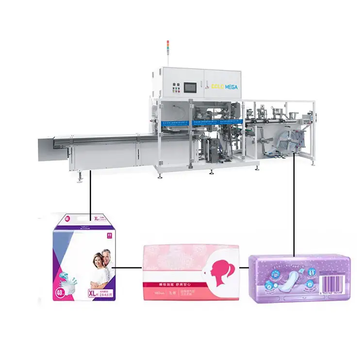 Machine d'emballage automatique de serviettes hygiéniques pour femmes, pochette de serviettes hygiéniques pour filles