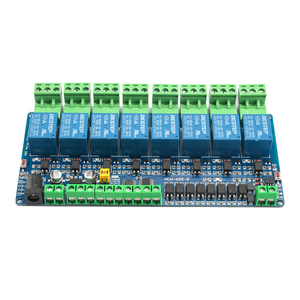 Modbus RTU 12V 1/2/4/8チャンネルリレー出力ボードスイッチ入力RS485TTL通信ネットワーク拡張ボードリレーモジュール - Product Image 4