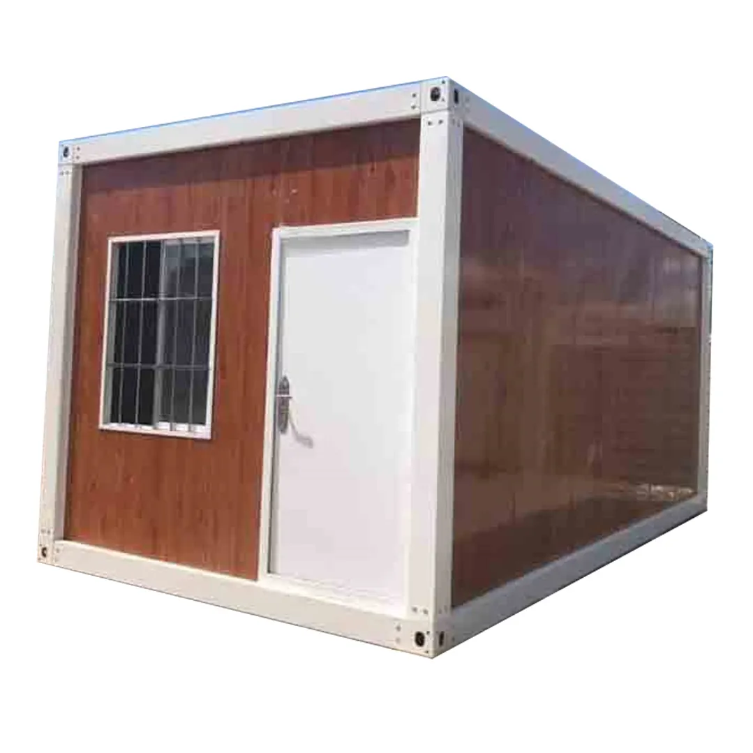 Contenedor de casa modular prefabricada de 20 pies, kit de contenedor de cabina móvil, casas pequeñas, casa modular