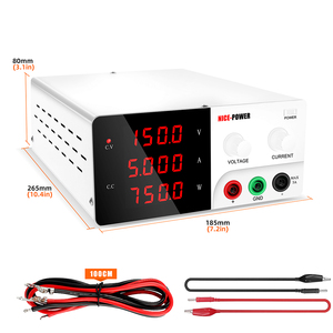 NICE-POWER-Regulador de voltaje de Laboratorio Digital de galvanoplastia DIY, voltaje variable, 750 V, 5A, corriente de salida única - Product Image 4