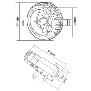 UN-Os <strong>R3</strong> four-wheel 4WD smart car code disk speed tracking Obstacle avoidance Bluetooth <strong>remote</strong> control robot kit DIY - Product Image 3