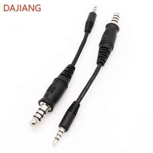 DAJIANG OEM Customized Racing <strong>Headphone</strong> Connectors 7.1mm to 3.5mm Male to Male Audio Cable for Speaker - Product Image 1