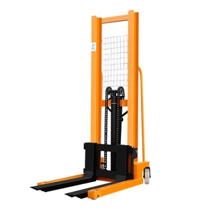 Manual Hydraulic Pallet Stacker Trolley 1Ton 2Ton 3Ton 1.6Meter <strong>Lift</strong> Forklift for <strong>Loading</strong> <strong>and</strong> <strong>Unloading</strong> Economize Labour Stacker - Product Image 2