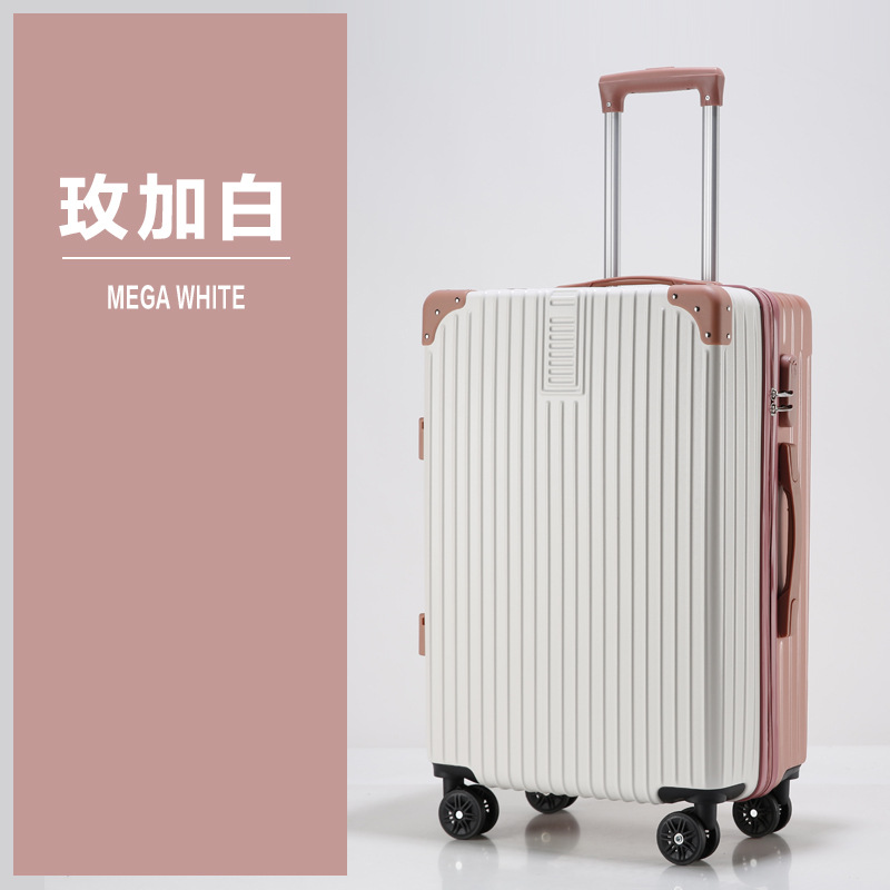 White with rose accents, 603 zipper style