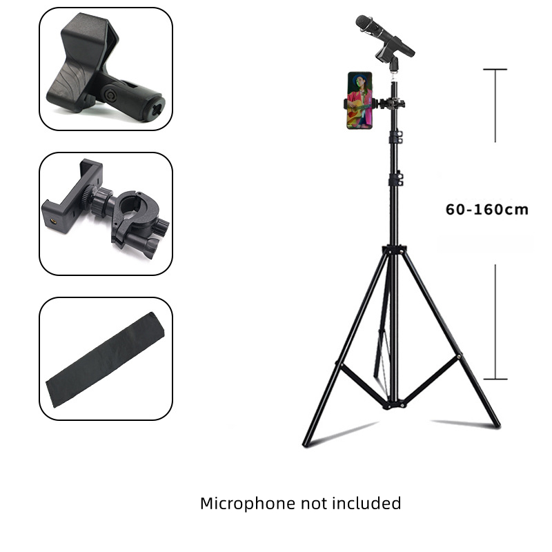 1.6 mètre, microphone support + support de téléphone