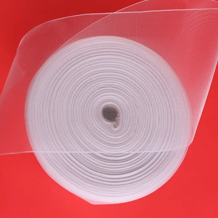 Niedrigen preisen transparent nylon überschrift arten polyester material bleistift falten band vorhang