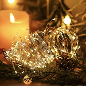 USB Powered kapalı LED dize işıklar bakır tel noel Garland peri işıklar ev yeni yıl cadılar bayramı süslemeleri için IP65 - Product Image 3