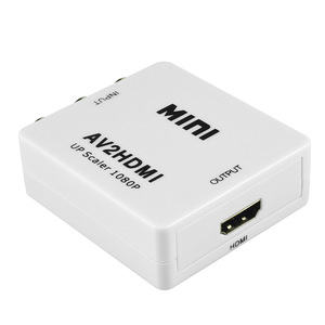 Mini <strong>AV</strong> to for HDMI Audio Video Converter White Black Mini <strong>Splitters</strong> &amp; Converters High Definition Video <strong>Splitters</strong> &amp; Converters - Product Image 5