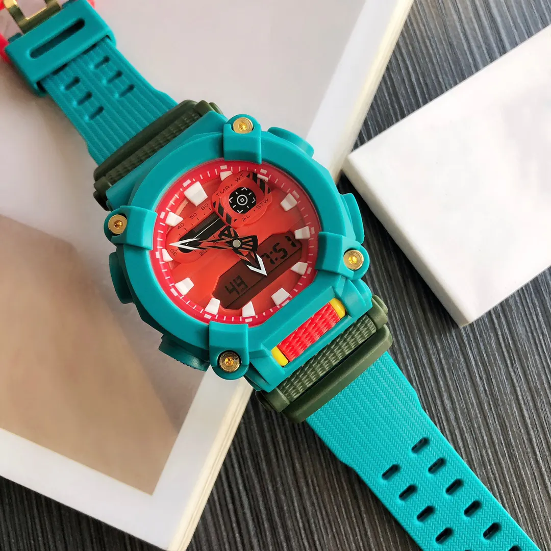 Nieuwe Aankomst Digitale Elektronische Horloges Sport Outdoor Waterdicht Horloge Multifunctionele Schok Roestvrij Staal Led Stopwatch
