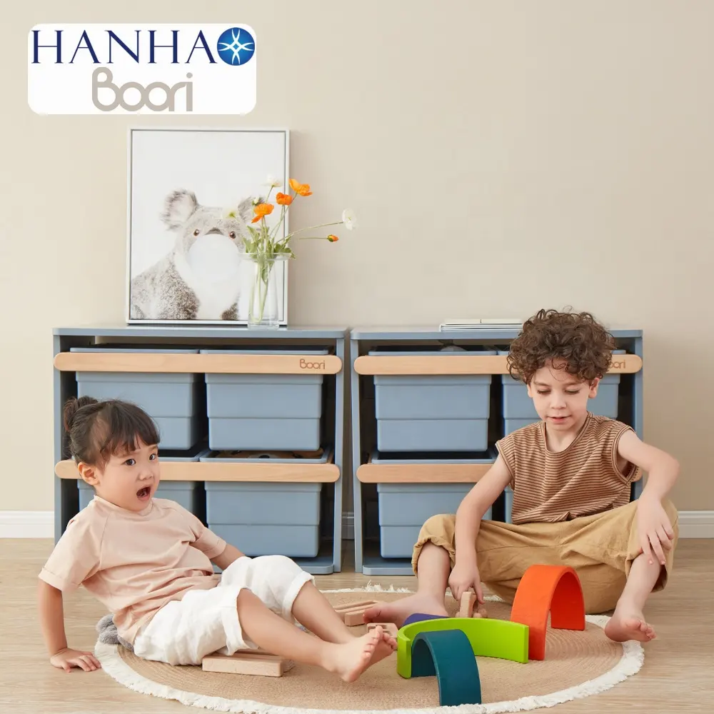 10% OFF Boori Kids Room Niños Almacenamiento de juguetes de madera Gabinetes para niños