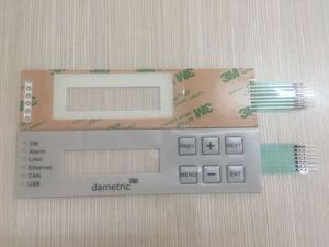 Keypad pabrik & Keyboard Autoflex EBG180 keypad saklar membran taktil bahan dengan perekat 3M467 untuk kontrol penghalus - Product Image 6