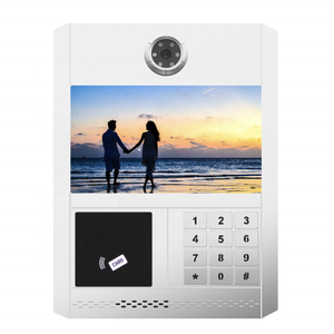 10,1 Zoll 1080P HD Video Smart Door Phone Zwischengesprächssystem mit Fingerabdruck-Sperre und TCP/IP-Sicherheit kompatible intelligente Schlösser