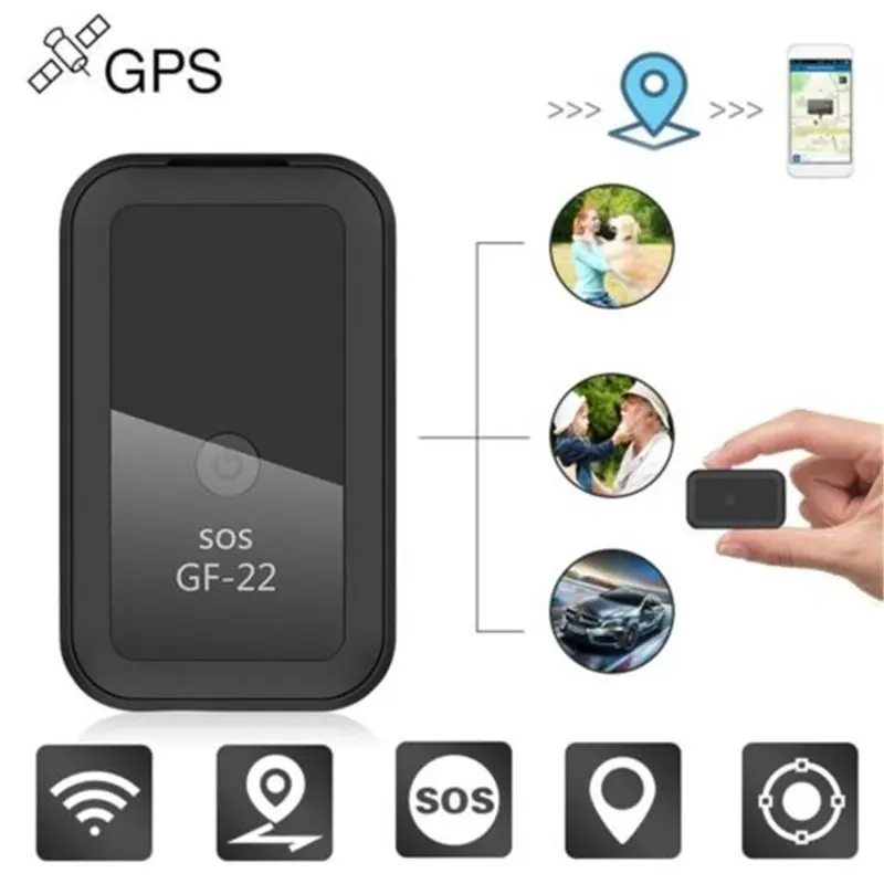 Mini Magnetic GPS Tracker GF22 posizionatore universale per auto moto monitoraggio in tempo reale bambini Anti-perso Locator accessori