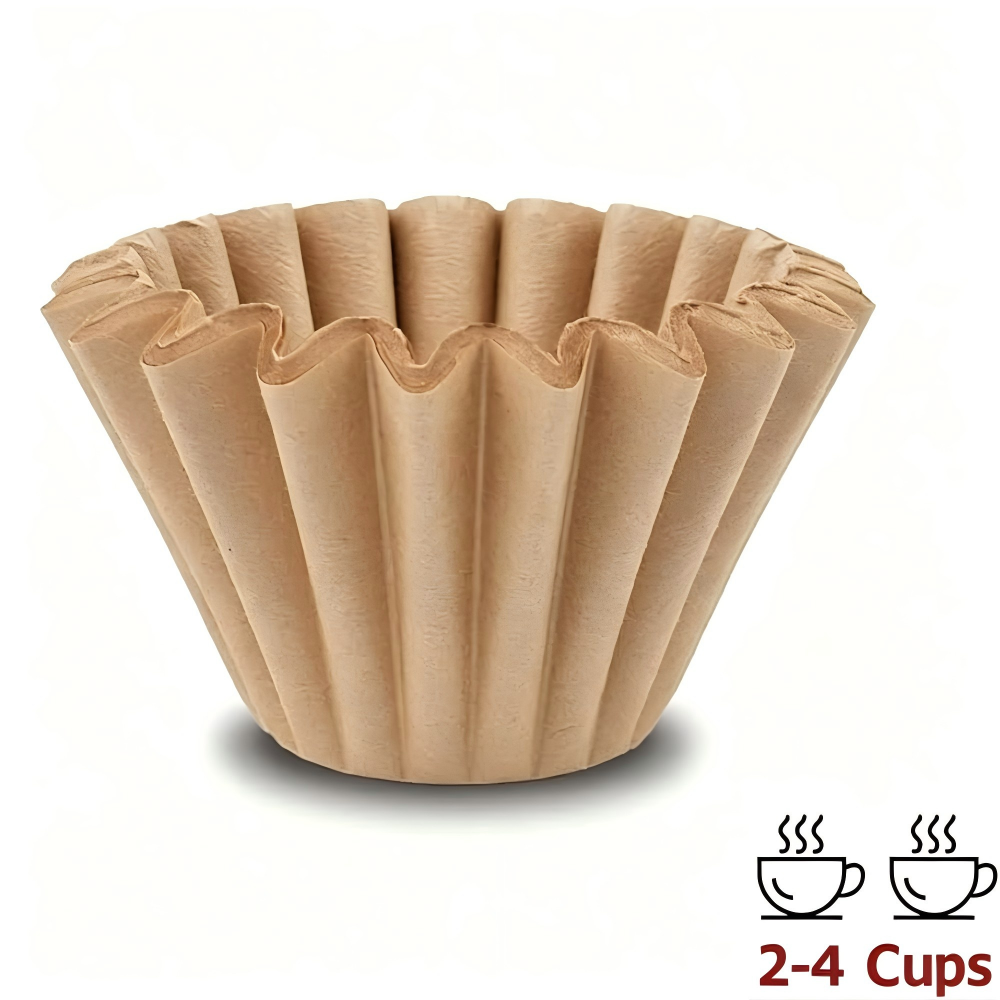 Papier filtre à café pour gâteau de couleur blanche, 185 pièces, sachet de 100 pièces