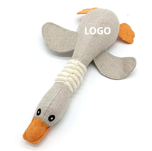 Yıkılmaz sackcotton PP pamuk dolması köpek oyuncaklar lüks vahşi kaz şekilli squeagıcırtılı köpek yumuşak oyuncak - Product Image 4