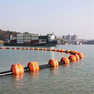 Manufacture Dredge <strong>Pipe</strong> <strong>Floats</strong> 10 Inch PE Dredging Floater Warning Signs Floating Fence Garbage Blocking Floating Barrier - Product Image 1