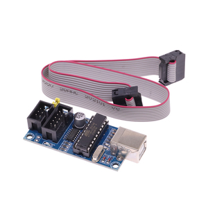 1Set USBTiny USBtinyISP AVR ISP programmatore Bootloader per Arduino Meag2560 R3 con cavo di programmazione 6pin