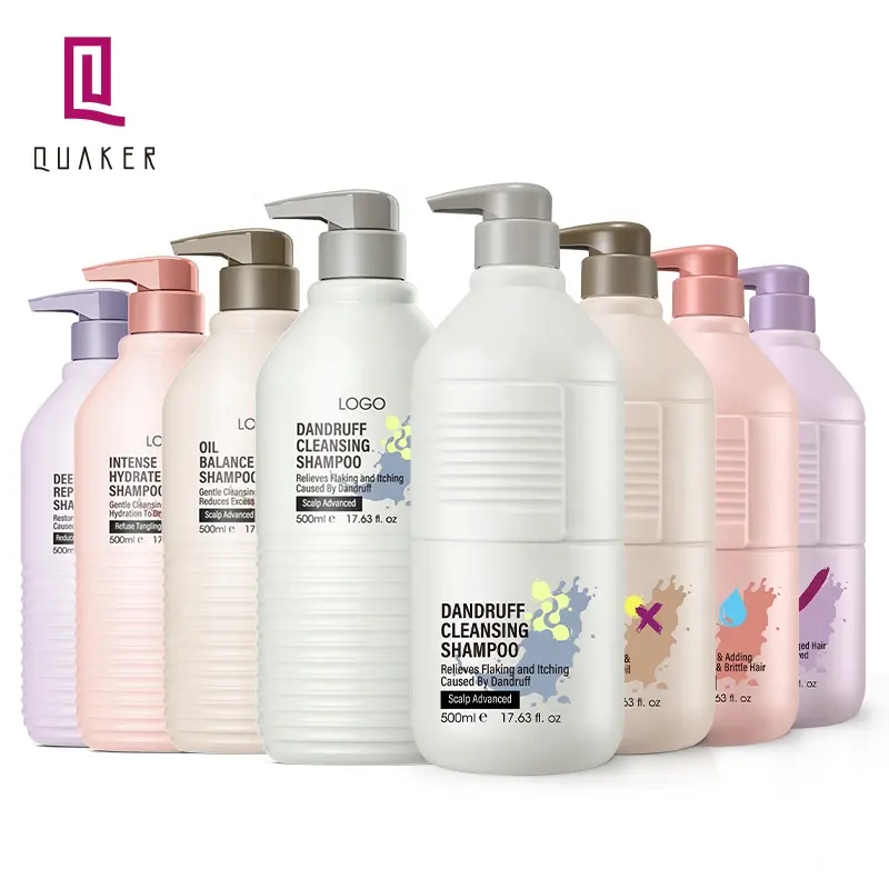 QQuaker Factory Price Professional Salon Anti-Dandruff Shampoo Oem High Quality Hair Shampoo For Oily Hair
