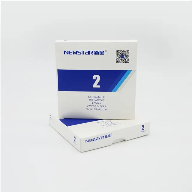 Celulosa filtro de papel de filtro cualitativo NS2 equivalente a Whatman Grade2