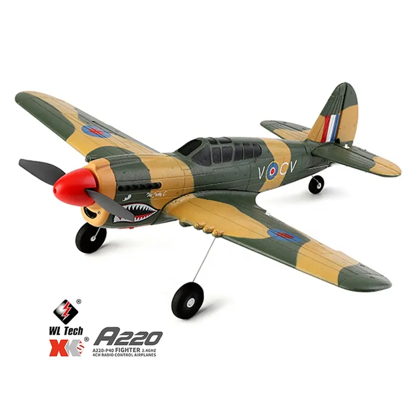 WLtoys XK A220 hélicoptère radiocommandé P40 RTF 6 axes 4Ch 384 envergure 6G/3D modèle Stunt stabilité planeur d'avion électrique