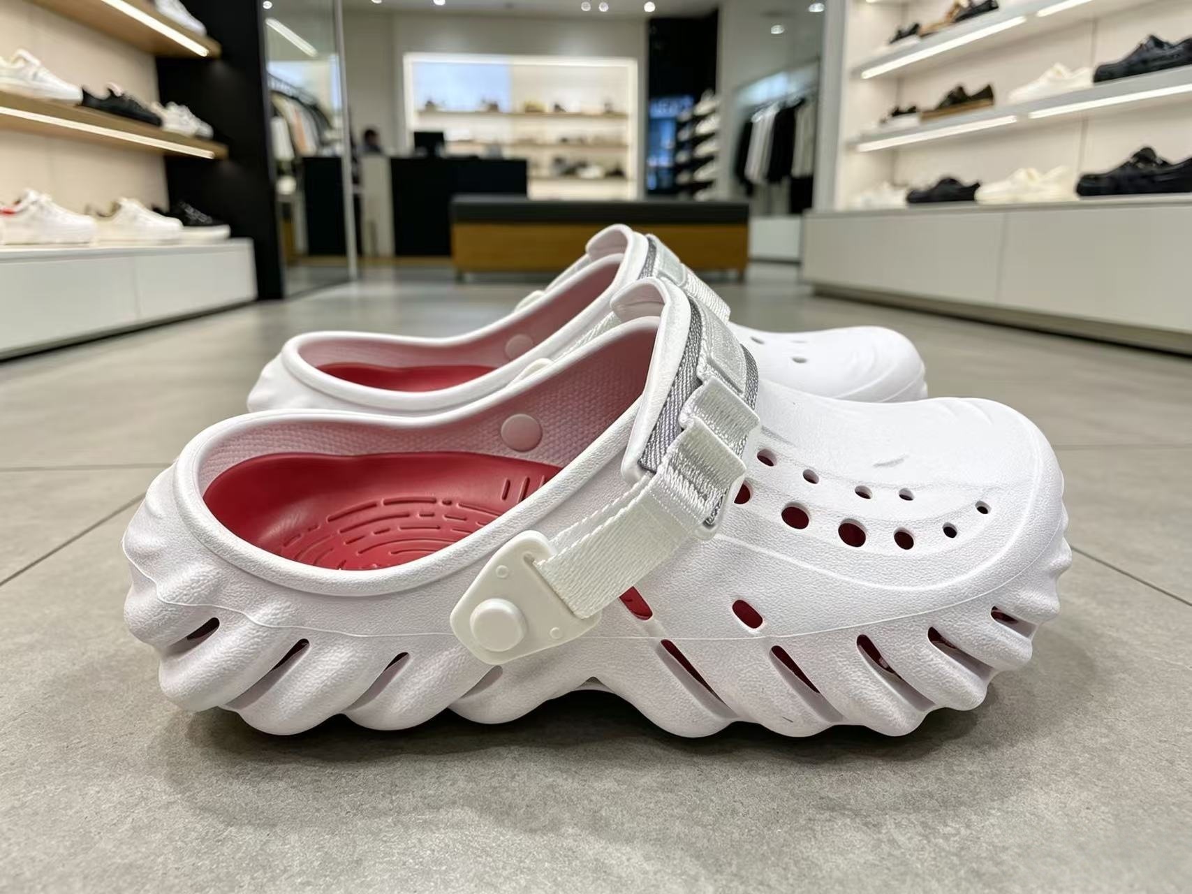 Bobo Shoes White Red