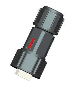 Jnicon USB 3.0 2.0อะแดปเตอร์แจ็คแผง Type-C คู่ซ็อกเก็ตปลั๊กตัวผู้-ตัวเมีย IP67กันน้ำ - Product Image 3