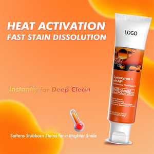 Herbal White ning Zahnpasta Hersteller Papaya Enzym Lysozym Formel Haushalt Tiefen reinigung Anti-Kavitäten Oberflächen fleck - Product Image 2