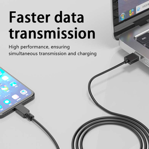 低价促销高速日期微型USB电缆0.5米白色USB公对微型USB设备 - Product Image 3