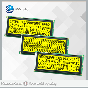 Display LCD 2004B personalizzato di fabbrica 7 segmento STN giallo retroilluminazione 20x4 linea di caratteri COB Display Premium - Product Image 5