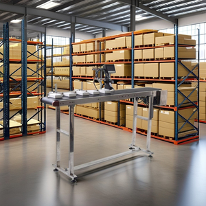 Automatische Codier maschine für elektrische Förderer für Inkjet-Datums-Chargen system Lebensmittel-Getränke flasche Verpackungs papier kartons - Product Image 2