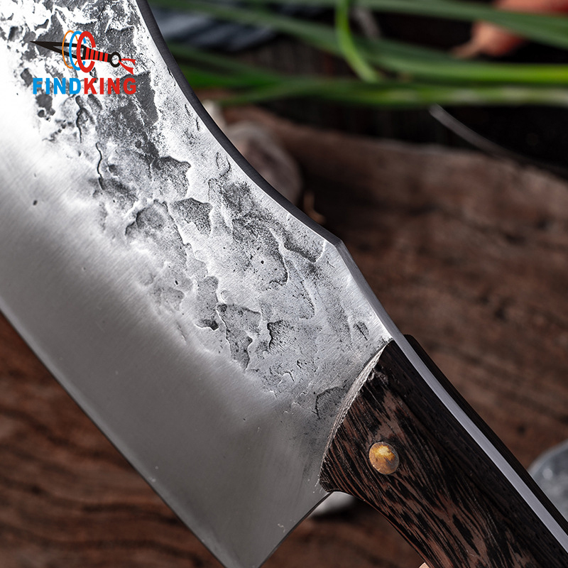 FINDKING Handmade Forged Professional Chef Knife 4Cr13Mov Cleaver Kitchen Knives Meat Vegetables Big Chopper Knife