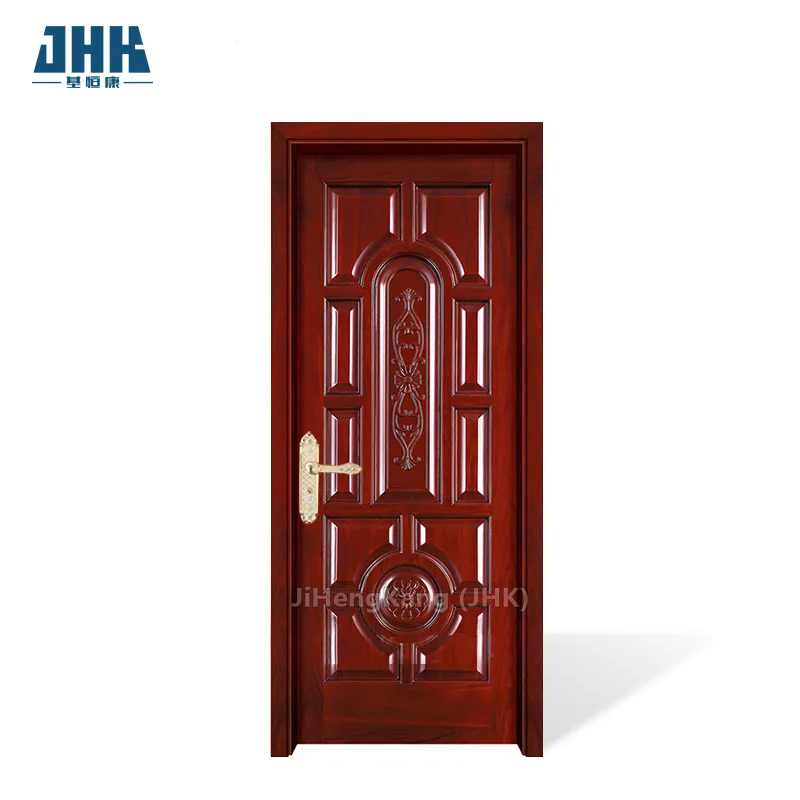 Puertas de interior para puertas de casa, chapa con textura de cereza de JHK-018, venta al por mayor, buena calidad, fábrica china