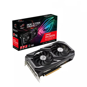 ASUS çift Radeon RX 6600 XT OC Edition ROG STRIX oyun 8GB GDDR6 128-bit 7nm 6600XT destek Intel için masaüstü - Product Image 3