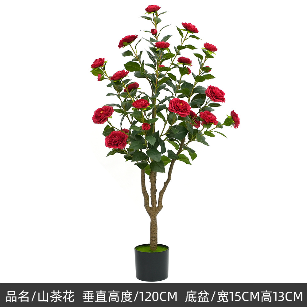 120cm camélia, rouge