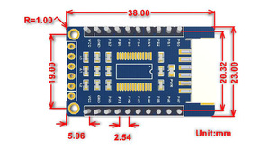 MCP23017 IO genişletme kartı I2C arayüzü genişletir 16 I/O pimleri desteği ahududu Pi/mikro: bit / Arduino / STM32