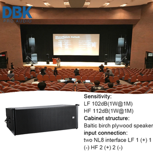 مكبر صوت داخلي/خارجي مزدوج 12 بوصة صفيف خط مكبر صوت خشبي خزانة مزدوجة 12 بوصة يعمل بنظام مكبر صوت LA - Product Image 5