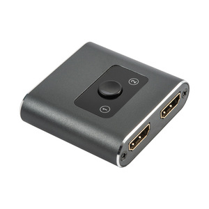 Alta calidad OEM ODM HD 3D para HDMI 2,0 Conmutador bidireccional 2 en 1 8K para HDMI Splitter Divisores de video de aleación de aluminio negro - Product Image 3